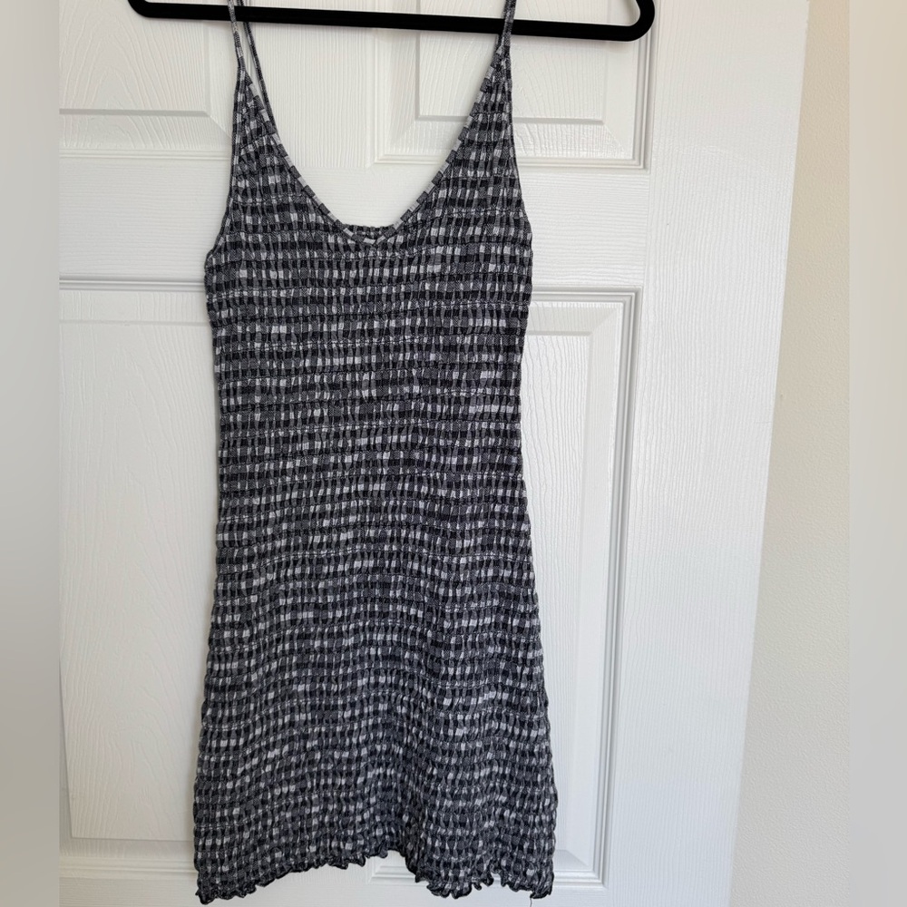 ASOS bodycon crinkle mini dress